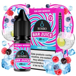 Gin & Berries Ice 10ml - Bar Juice by Bombo