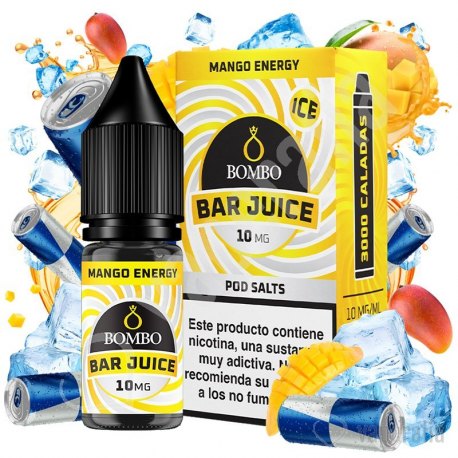 Mango Energy Ice 10ml - Bar Juice by Bombo