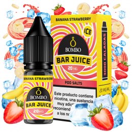 Banana Strawberry Ice 10ml - Bar Juice by Bombo
