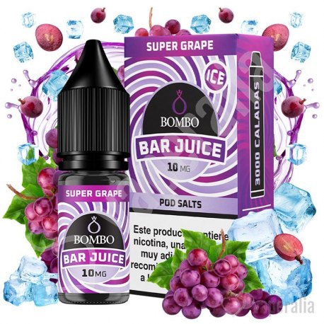 Super Grape Ice 10ml - Bar Juice by Bombo