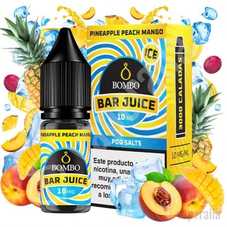 Pineapple Peach Mango Ice 10ml - Bar Juice by Bombo