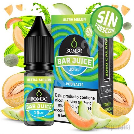 Ultra Melon Sin Frescor 10ml - Bombo Bar Juice