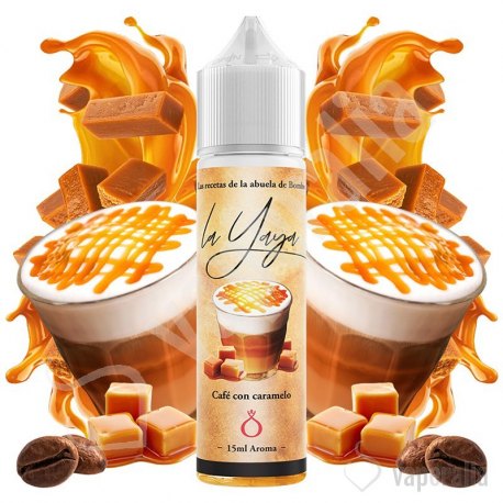 Aroma Café Con Caramelo 15ml/60 (Longfill) - La Yaya by Bombo