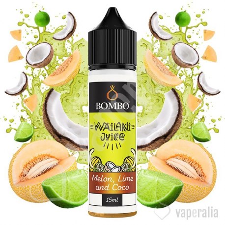 Melon, Lime and Coco 15ml/60 (Longfill) - Wailani Juice by Bombo