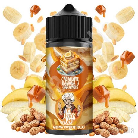 Aroma Cacahuete Banana y Caramelo 30ml/120 (Longfill) - La Yaya