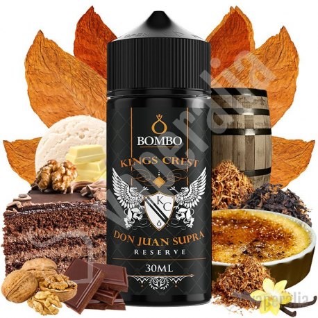Aroma Don Juan Supra Reserve 30ml/120 (Longfill) - Kings Crest & Bombo