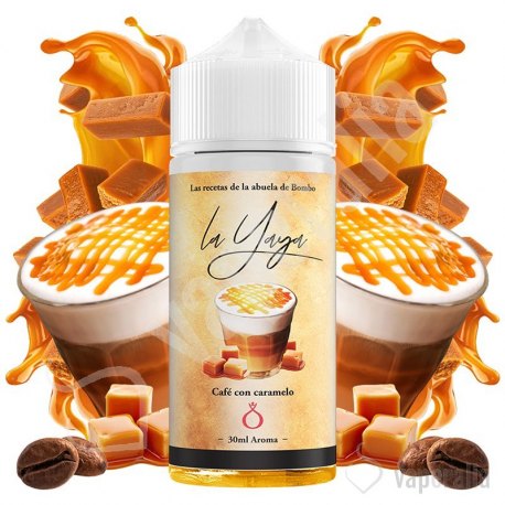 Aroma Café Con Caramelo 30ml/120 (Longfill) - La Yaya by Bombo