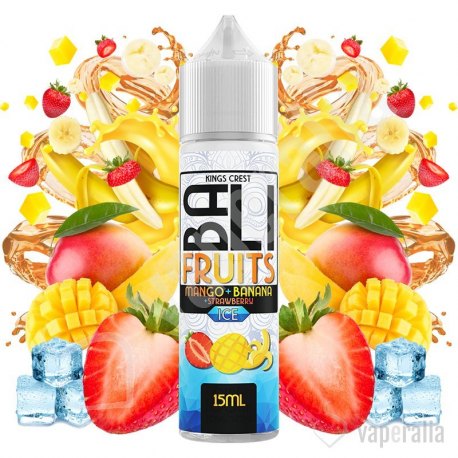 Aroma Mango + Banana + Strawberry Ice 15ml/60 (Longfill) - Bali Fruits by Kings Crest