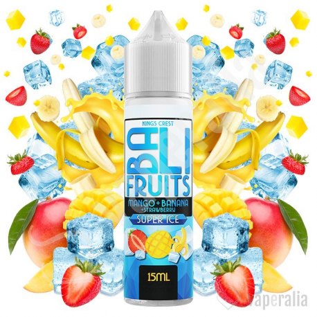 Aroma Mango + Banana + Strawberry Super Ice 15ml/60 (Longfill) - Bali Fruits by Kings Crest