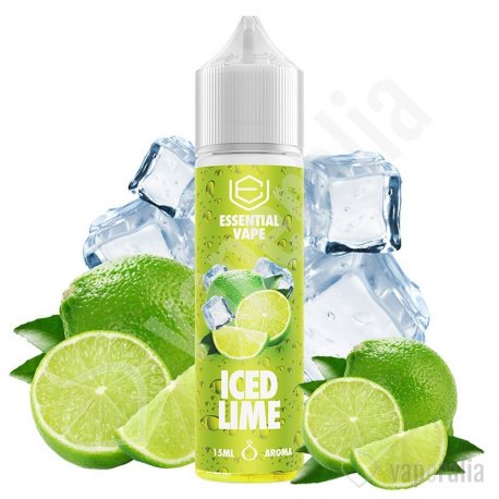 Aroma Iced Lime 15ml/60 (Longfill) - Essential Vape by Bombo
