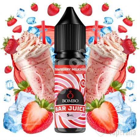 Aroma Strawberry Milkshake Ice 5ml/15 (Longfill) - Bombo Bar Juice