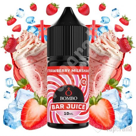 Aroma Strawberry Milkshake Ice 10ml/30 (Longfill) - Bombo Bar Juice