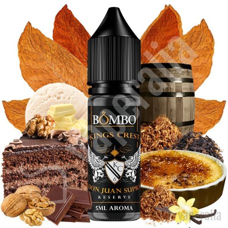 Aroma Don Juan Supra Reserve 5ml/15 (Longfill) - Kings Crest & Bombo
