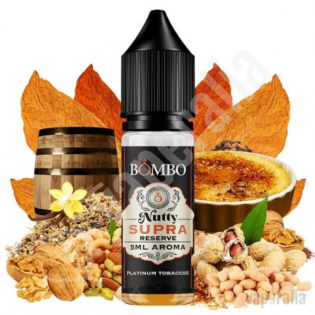 Aroma Nutty Supra Reserve 5ml/15 (Longfill) - Platinum Tobaccos by Bombo