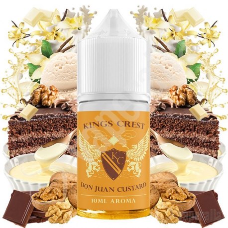 Aroma Don Juan Custard 10ml/30 (Longfill) - Kings Crest