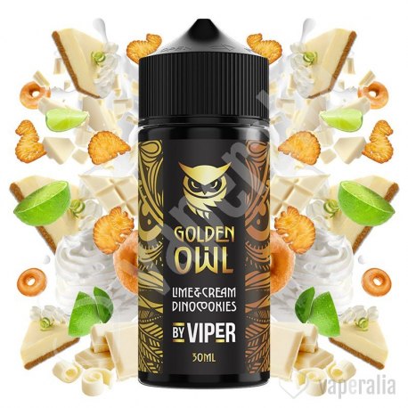 Aroma Lime Cream Dinocookies 30ml/120 (Longfill) - Golden Owl by Viper