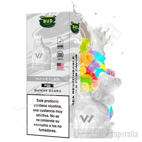 Pod Wave Click Gummy Bears 2ml (2pcs) – Bud Vape