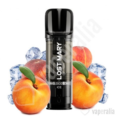 Pod Tappo Peach Ice 2ml 0mg (2pcs) - Lost Mary