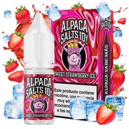 Sweet Strawberry Ice 10ml - Alpaca Nic Salts
