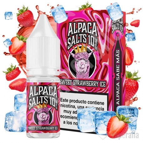Sweet Strawberry Ice 10ml - Alpaca Nic Salts
