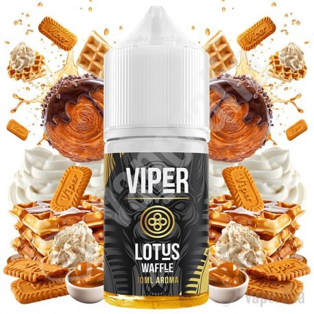 Aroma Lotus Waffle 10ml/30 (Longfill) - Viper Eliquids