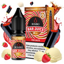Cola Strawberry Ice 10ml - Bombo Bar Juice
