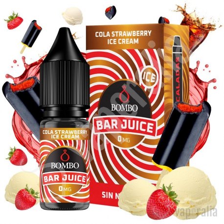 Cola Strawberry Ice 10ml - Bombo Bar Juice