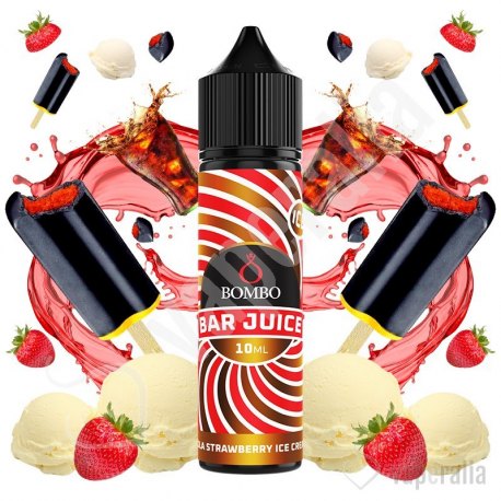 Cola Strawberry Ice 10ml/60 (Longfill) - Bombo Bar Juice