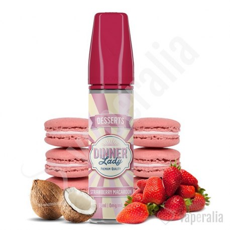 Aroma Strawberry Macaroon 14ml/60 (Longfill) - Dinner Lady