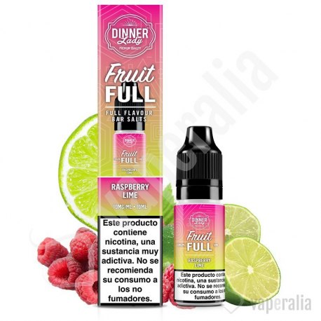 Raspberry Lime 10ml - Dinner Lady Fruitfull Bar