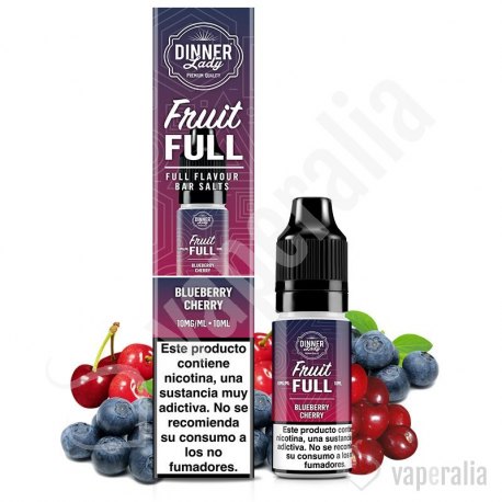 Blueberry Cherry 10ml - Dinner Lady Fruitfull Bar