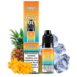 Mango Pineapple Ice 10ml - Dinner Lady Fruitfull Bar
