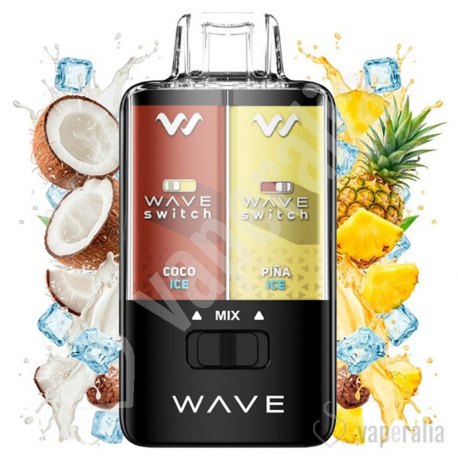 Pod desechable Coco Ice Piña Ice 40.000puffs - Bud Vape Wave Switch