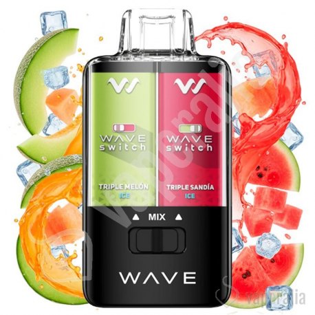 Pod desechable Triple Melon Ice Triple Sandia Ice 40.000puffs - Bud Vape Wave Switch
