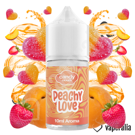 Aroma Peachy Love 10ml/30 (Longfill) - Candy Clouds