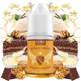 Aroma Don Juan Custard 10ml/30 (Longfill) - Kings Crest Core Edition
