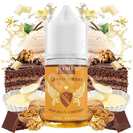 Aroma Don Juan Custard 10ml/30 (Longfill) - Kings Crest Core Edition