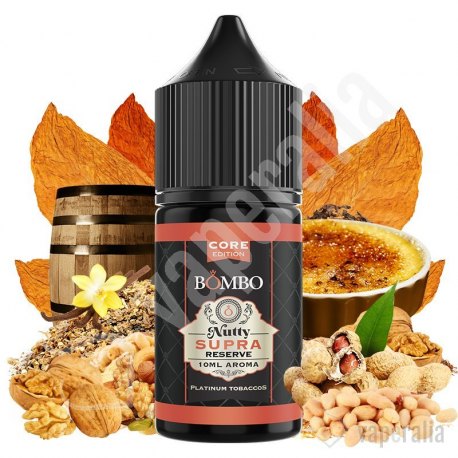 Aroma Nutty Supra Reserve 10ml/30 (Longfill) - Platinum Tobaccos by Bombo Core Edition
