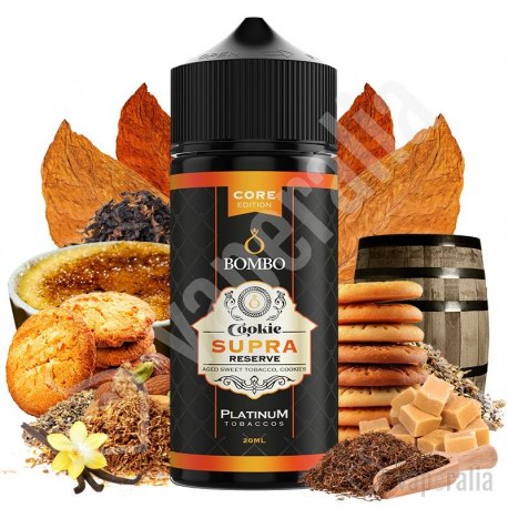 Aroma Cookie Supra Reserve 20ml/120 (Longfill) - Platinum Tobaccos by Bombo Core Edition