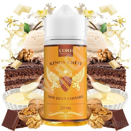 Aroma Don Juan Custard 20ml/120 (Longfill) - Kings Crest Core Edition