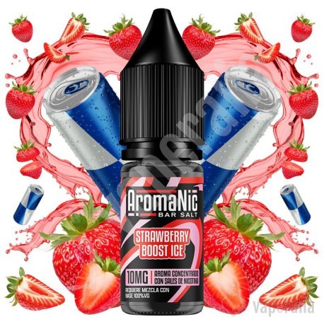 Aroma Strawberry Boost Ice 10ml - Aromanic Bar Salts