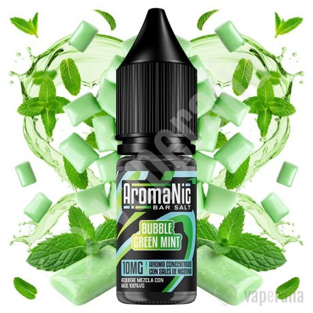 Aroma Bubble Green Mint 10ml - Aromanic Bar Salts