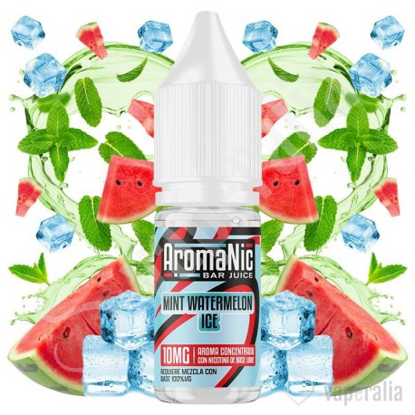 Aroma Mint Watermelon Ice 10ml - AromaNic Bar Juice