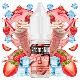 Aroma Milky Strawberry Ice 10ml - AromaNic Bar Juice
