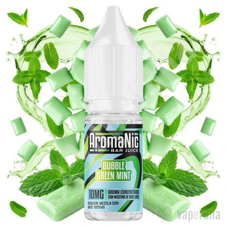 Aroma Bubble Green Mint 10ml - AromaNic Bar Juice
