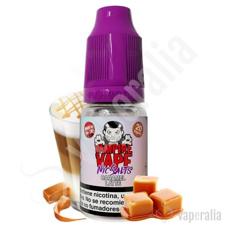 Caramel Latte 10ml - Vampire Vape Nic Salts