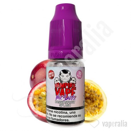 Passionfruit Splash 10ml - Vampire Vape Nic Salts