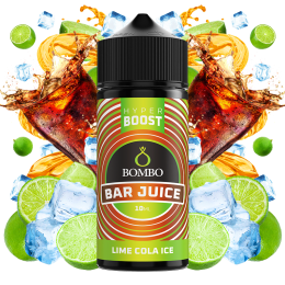 Aroma Lime Cola Ice 10ml/120 (Longfill) - Bombo Bar Juice Hyper Boost
