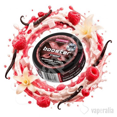 Bolsa de cafeína Raspberry Vanilla 80mg - X-Booster
