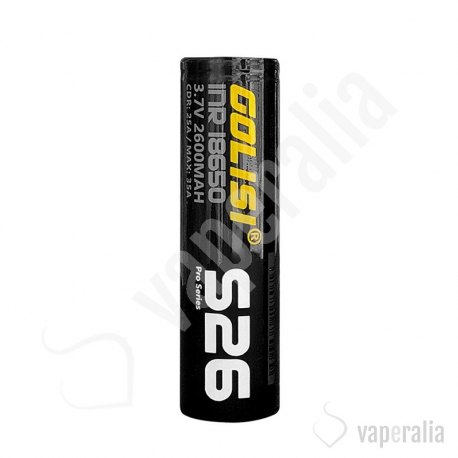 Pila Golisi S26 IMR 18650 2600 mAh 25A